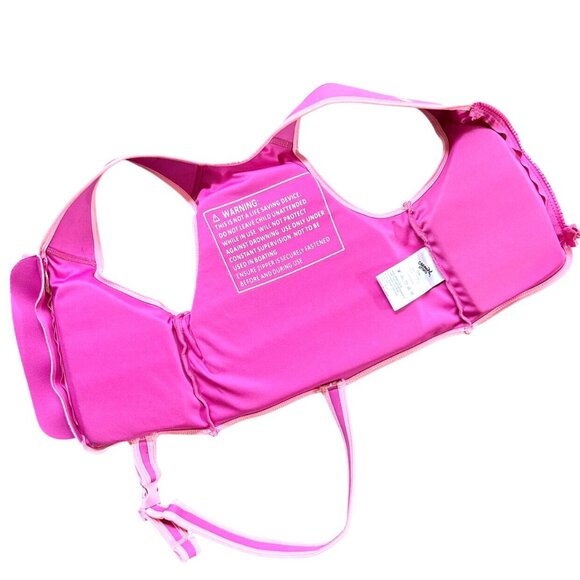 Cabana Sports Learn To Swim Trainer Vest Pink Mermaids Size S/M 3-4 Yrs - Picture 4 of 7